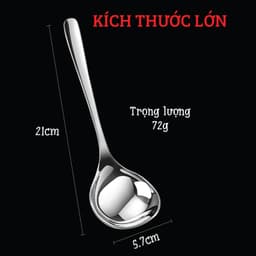 Thumbnail Muôi Canh Inox 304 Nhỏ Nguyên Khối Kalpen 2