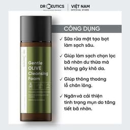 Thumbnail Sữa Rửa Mặt DRCEUTICS Gentle Dr Ceutics Olive Cleansing Foam Sạch Sâu Mọi Loại Da 150ml - Từ Hảo 1