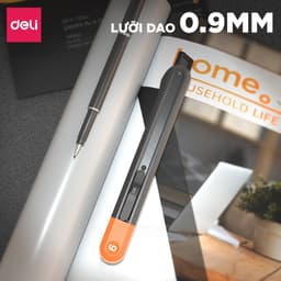 Thumbnail Set Dao Rọc Giấy Deli Cao Cấp Lưỡi Thép Không Gỉ SK5, Bao Gồm Dao Rọc Mini Bỏ Túi Chất Liệu Kim Loại 4