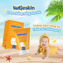 Thumbnail Combo 1 kem chống nắng cho bé và 1 kem bôi dịu da Kutieskin 30gr - CNK01, KKD01 3