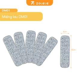 Thumbnail Bông lau thay thế Zolele size 16x4 cây lau tự vắt mini cầm tay DM01 1