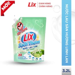 Thumbnail Nước lau sàn Lix sạch thơm hương Linh Lan và cam Bergamot cho nền nhà sạch bóng ngát hương 3,2L/T04 (túi) 18003 1