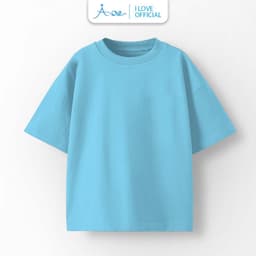 Thumbnail ILOVE Áo thun cộc tay trẻ em mẫu trơn, áo phông tay ngắn ILOVE chất COTTON thoáng mát dành cho bé trai, bé gái 8.5-32kg 4