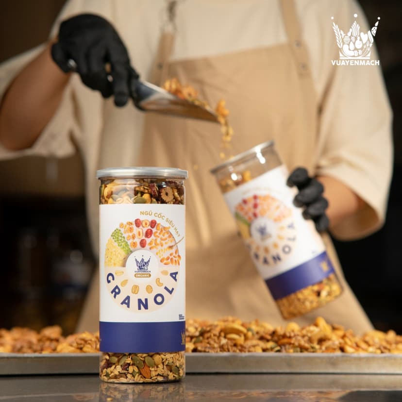Ảnh Ngũ cốc Granola Siêu Hạt Premium Vua Yến Mạch 500g 4
