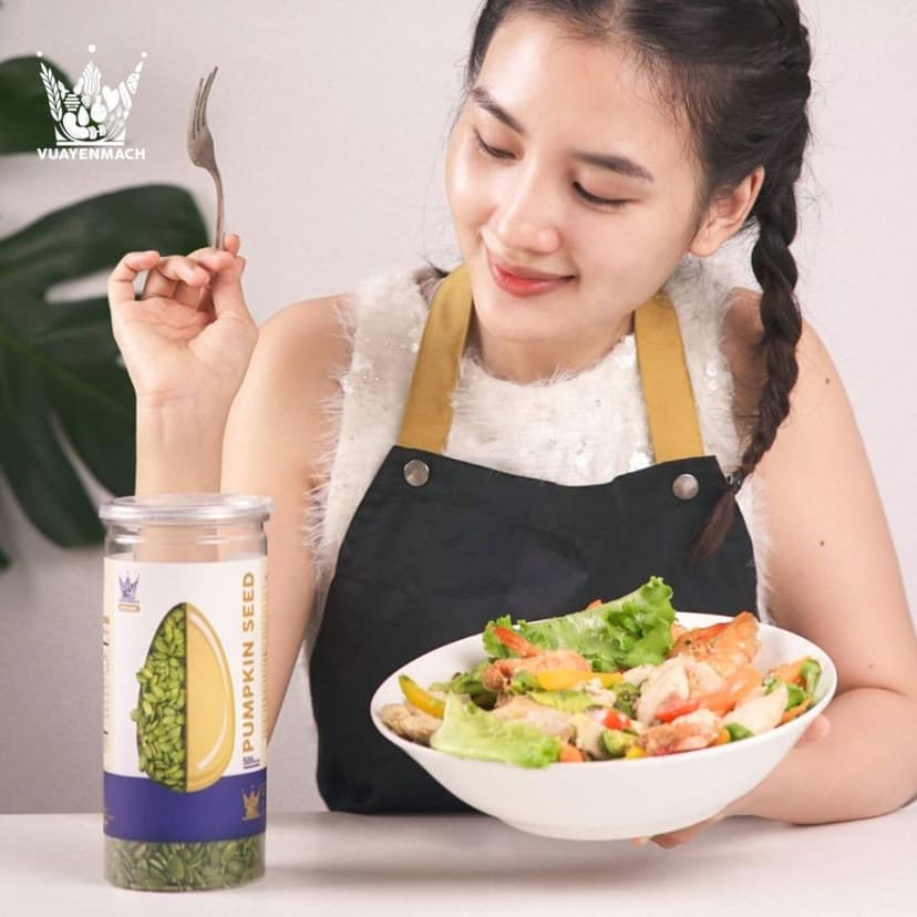 Ảnh Hạt Bí Xanh VUA YẾN MẠCH Organic Ấn Độ 2A đã tách vỏ Hữu cơ 2