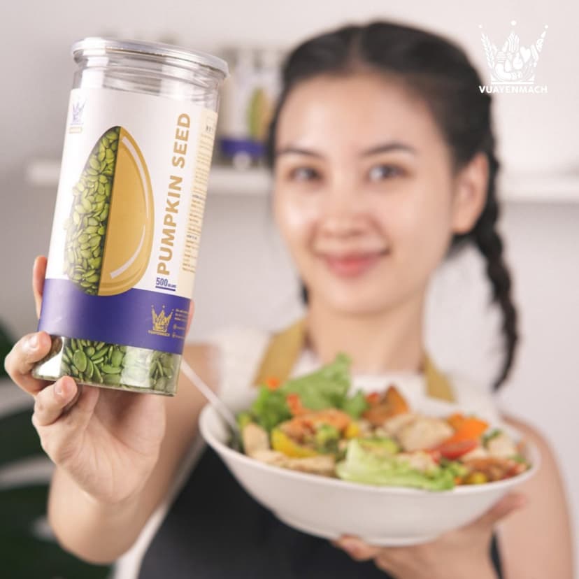 Ảnh Hạt Bí Xanh VUA YẾN MẠCH Organic Ấn Độ 2A đã tách vỏ Hữu cơ 3