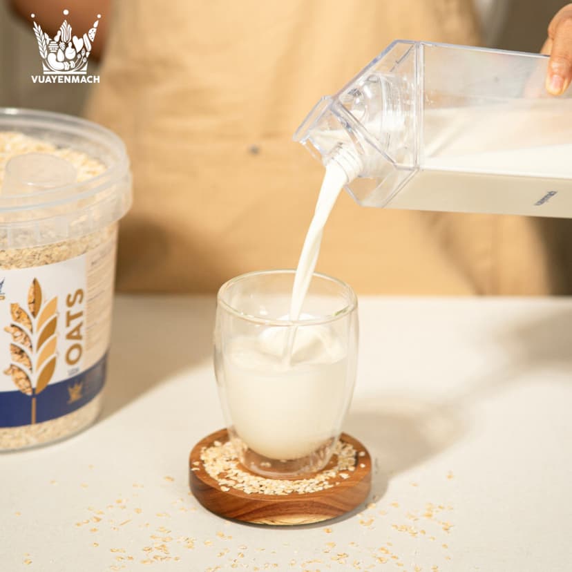 Ảnh Yến Mạch Không đường ăn liền VUA YẾN MẠCH hữu cơ nguyên cám, ăn kiêng, nguyên chất nhập khẩu Úc 2
