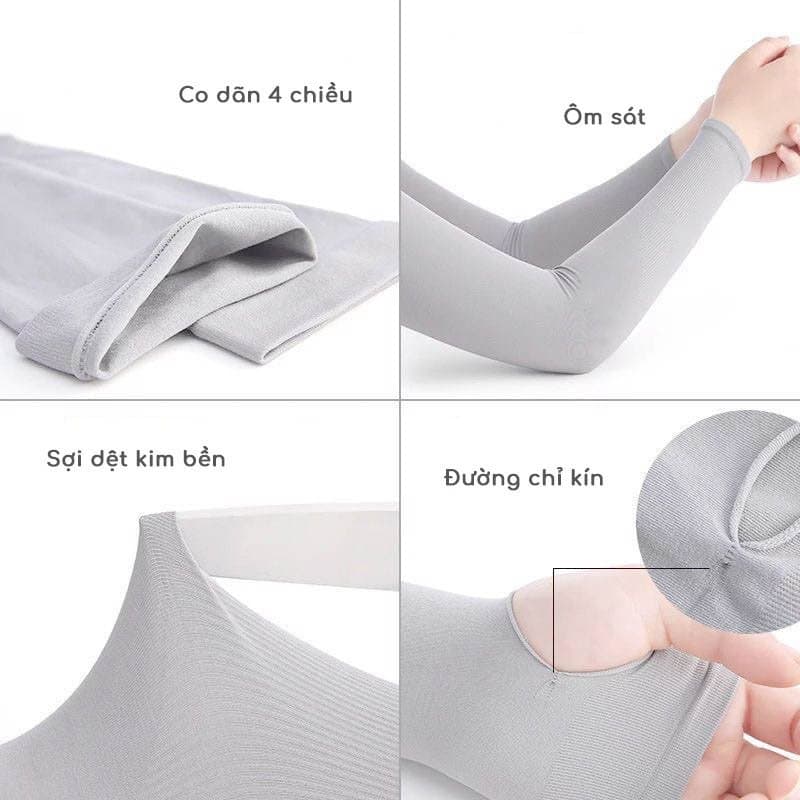 Ảnh Găng tay chống nắng nam nữ Choobe bao tay đi phượt xỏ ngón vải co giãn tốt mát mẻ GT01 3