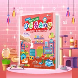 Thumbnail Combo 5 cuốn Sách Trò chơi Đồ hàng cho bé gái (Hơn 1000 Stickers) - Sách tương tác cho bé 4