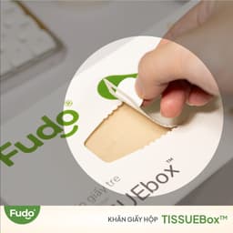 Thumbnail Túi Khăn giấy khô ║ Fudo Bamboo® ║ TISSUE™ 4