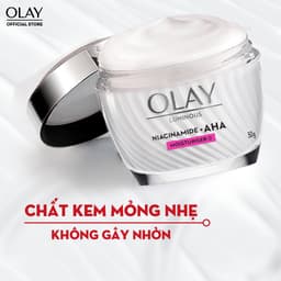 Thumbnail Kem Dưỡng Ẩm OLAY LUMINOUS NIACINAMIDE AHA Sáng Da, Mờ Thâm Mụn 50G 4