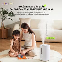 Thumbnail Máy Phun Sương Tạo Ẩm Bear Máy Tạo Độ Ẩm Phun Sương 2 Chế Độ Máy Phun Sương Làm Mát Máy Xông Dung Tích 5L SB-TA50M 2