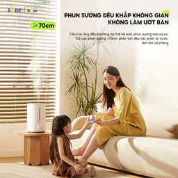 Thumbnail Máy Phun Sương Tạo Ẩm Bear Máy Tạo Độ Ẩm Phun Sương 2 Chế Độ Máy Phun Sương Làm Mát Máy Xông Dung Tích 5L SB-TA50M 3