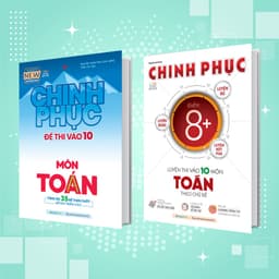 Thumbnail Sách Combo Luyện Thi & Luyện Đề Toán - Chinh phục toàn diện kỳ thi vào 10 1