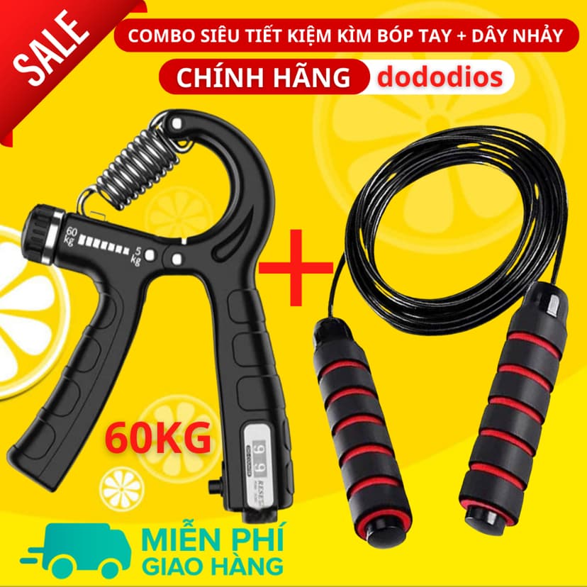 Ảnh Combo Kìm Bóp Tay Và Dây Nhảy Lõi Thép - Bền Bỉ, Tiết Kiệm, Tiện Lợi - Hàng Chính Hãng Dododios 3