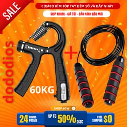 Thumbnail Combo Kìm Bóp Tay Và Dây Nhảy Lõi Thép - Bền Bỉ, Tiết Kiệm, Tiện Lợi - Hàng Chính Hãng Dododios 4
