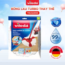 Thumbnail Bông lau thay thế cây lau nhà VILEDA Turbo Easy Wring&Clean 3