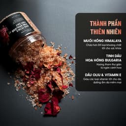 Thumbnail Muối Ngâm Chân Thảo Dược HIMALAYA & HOA HỒNG Bổ Sung Dầu Oliu & Vitamin E HENY GARDEN 3