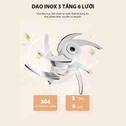 Thumbnail Lưỡi dao thay thế SW-MC200 - Phụ kiện thay thế cho máy xay mini Samono SW-MC200 loại 0.3L - phụ kiện máy con gấu Samono 2