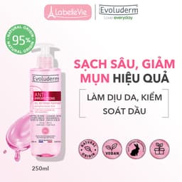 Thumbnail Gel rửa mặt dành cho da dầu mụn hỗn hợp Evoluderm chiết xuất hoa cúc, bưởi hồng và kẽm 250ml 2