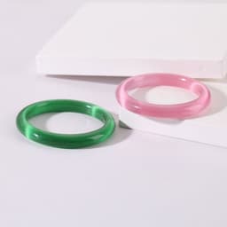 Thumbnail Vòng Tay Đá Mắt Mèo Bản Hẹ Đủ Màu Trẻ Trung, Thời Trang - Ngọc Trai Trường Thịnh 3