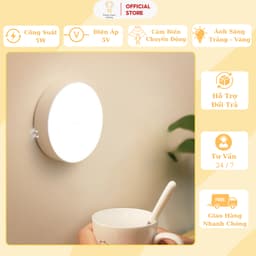 Thumbnail Đèn LED Cảm Biến Chuyển Động Energy Green Lighting Hình Tròn G11 - Dán Tường , Dán Tủ Quần Áo 1