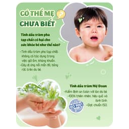 Thumbnail Tinh dầu tràm Mệ Đoan nguyên chất giữ ấm, đuổi muỗi, phòng cảm lạnh cho bé 5ml 3