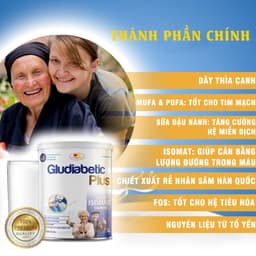 Thumbnail Sữa Tiểu Đường Gludiabetic Plus Giúp Ổn Định Đường Huyết Cho Người Tiểu Đường 3