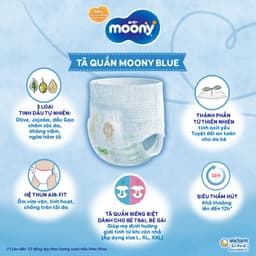 Thumbnail Tã quần cao cấp Moony M52 - Nhập khẩu Nhật Bản 1