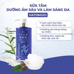 Thumbnail Sữa Tắm Trắng Da Dưỡng Ẩm Hạt Ý Dĩ Hatomugi Nhật Bản (800ml) 1