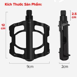 Thumbnail Bàn Đạp Xe Đạp 1 Cặp (2 Chiếc) Pedal Cho Xe Đạp Thể Thao Bằng Hợp Kim Thép Nhôm Chống Trượt Chính Hãng Amalife 3