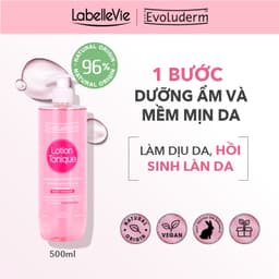 Thumbnail Nước hoa hồng Evoluderm giúp se khít lỗ chân lông dưỡng ẩm làm sạch cân bằng da dành cho da khô và nhạy cảm 500ml 1