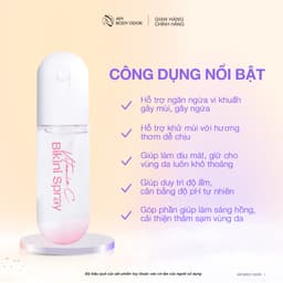 Thumbnail Xịt Bikini khử mùi giảm thâm vùng kín, Xịt thơm Bikini Vitamin C API kháng khuẩn, nước hoa vùng kín API BODY ODOR 4