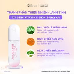 Thumbnail Xịt Bikini khử mùi giảm thâm vùng kín, Xịt thơm Bikini Vitamin C API kháng khuẩn, nước hoa vùng kín API BODY ODOR 2