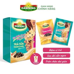 Thumbnail Combo 5 hộp trà sữa trân châu DAWNING Đậm vị trà, hương thơm trà tự nhiên giúp tỉnh táo 260g 2