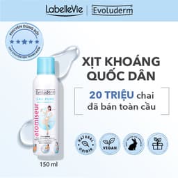 Thumbnail Nước Xịt khoáng Evoluderm giúp dưỡng da cấp ẩm tức thì và làm dịu làn da 150ml (12206) 1