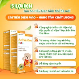 Thumbnail AHĐK - Siro Ho An Hầu Đan Kids – Dành Cho Trẻ Bị Viêm Họng, Amidan (10 ống x 10ml) 2