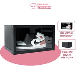 Thumbnail Combo hộp đựng giày 3 đôi PIGPOX nhựa cứng cửa ngang cao cấp 3