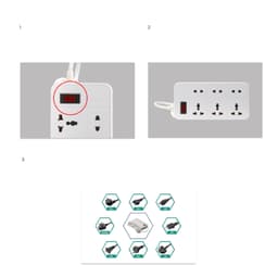 Thumbnail Ổ cắm đa năng thông minh kéo dài Rạng Đông chịu tải OC06 10A công suất 2500W thiết kế đảm bảo an toàn 1
