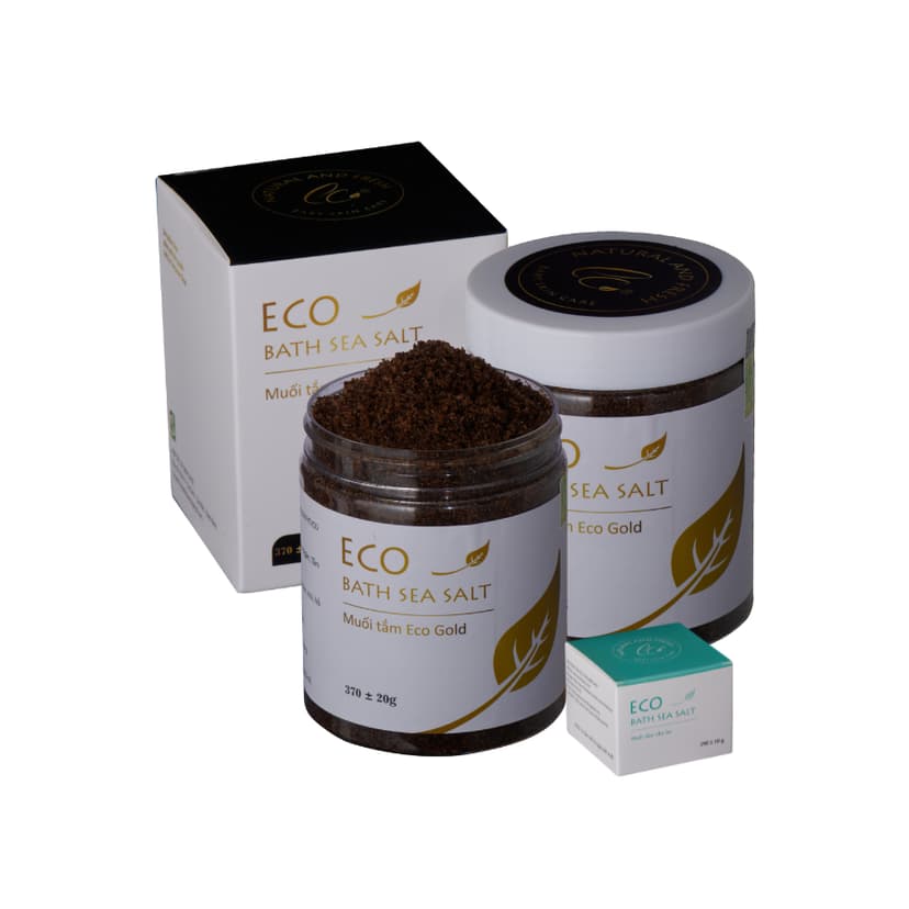 Ảnh Bath Sea Salt Muối tắm cho bé Sinh Dược Eco Gold 370g- Combo 3 tặng 1 2