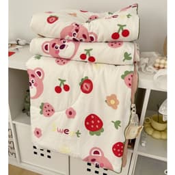 Thumbnail Chăn đũi xơ đậu nành ZingZingMart nhập khẩu cao cấp, mền hè trần bông mềm mướt có viền chăn chắc chắn 3