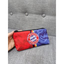 Thumbnail Bóp đựng bút viết dẹp TROY FB họa tiết câu lạc bộ bóng đá size 22 x 10cm, chất liệu vải bố 3