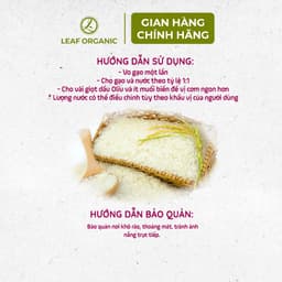 Thumbnail Gạo trắng ST25 hữu cơ Hoa Sữa Foods loại dẻo thơm 1KG 3
