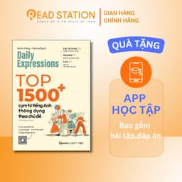 Thumbnail Sách: Top 1500+ Cụm Từ Tiếng Anh Thông Dụng Theo Chủ Đề - Daily Expressions - Tặng Kèm File Luyện 1