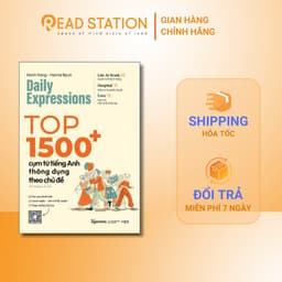 Thumbnail Sách: Top 1500+ Cụm Từ Tiếng Anh Thông Dụng Theo Chủ Đề - Daily Expressions - Tặng Kèm File Luyện 2