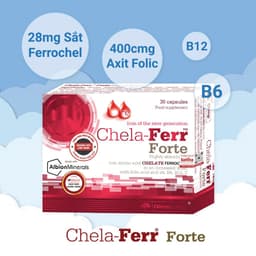 Thumbnail Cặp sắt Chela Ferr Forte và canxi Chela-Calcium D3 dạng Chelate Albion -Thực phẩm bảo vệ sức khoẻ cho bà bầu và sau sinh 3
