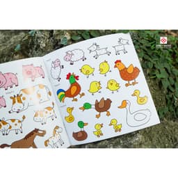 Thumbnail Sách bóc dán giúp trẻ phát triển nhận thức đầu đời - Cho trẻ từ 3 - 6 tuổi - Đinh Tị Books 2