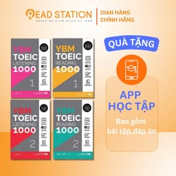 Thumbnail Sách Bộ: YBM TOEIC 1000: Reading (1-2) + Listening (1-2) (Combo/Lẻ 4 Cuốn) 1