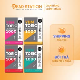 Thumbnail Sách Bộ: YBM TOEIC 1000: Reading (1-2) + Listening (1-2) (Combo/Lẻ 4 Cuốn) 2