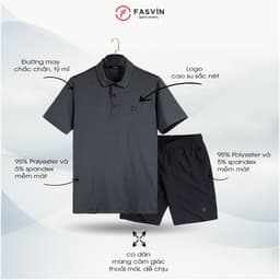 Thumbnail Bộ quần áo nam mùa hè Fasvin AB23590.HN chất liệu tốt, kiểu dáng đẹp 2